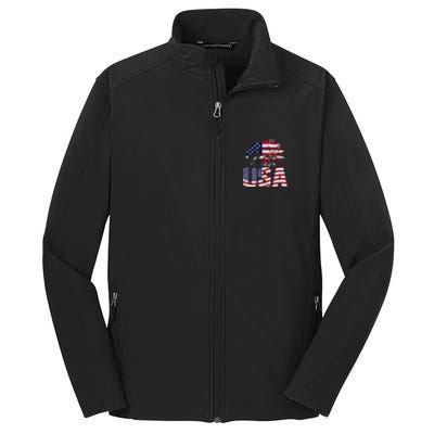 Patriotic USA Core Soft Shell Jacket