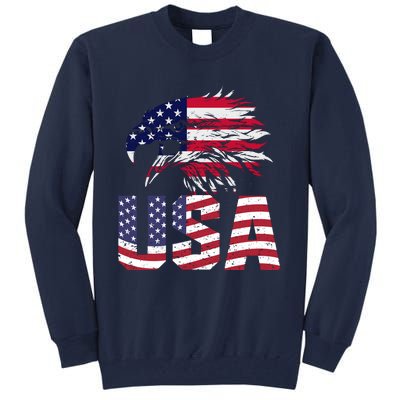 Patriotic USA Tall Sweatshirt