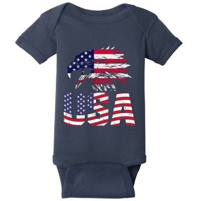 Patriotic USA Baby Bodysuit