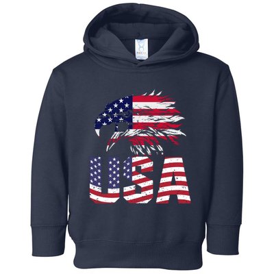 Patriotic USA Toddler Hoodie