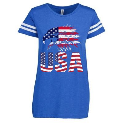 Patriotic USA Enza Ladies Jersey Football T-Shirt