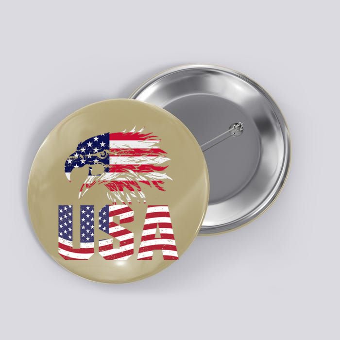 Patriotic USA Button