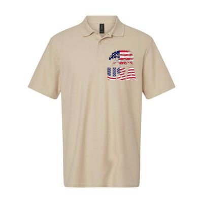 Patriotic USA Softstyle Adult Sport Polo