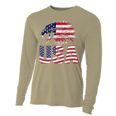 Patriotic USA Cooling Performance Long Sleeve Crew