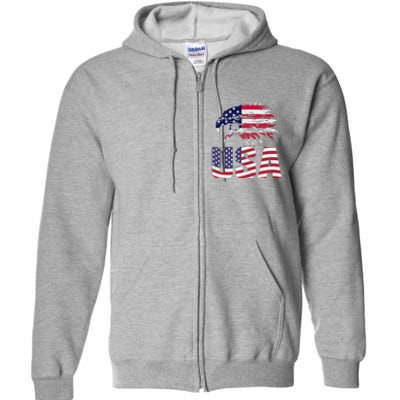 Patriotic USA Full Zip Hoodie