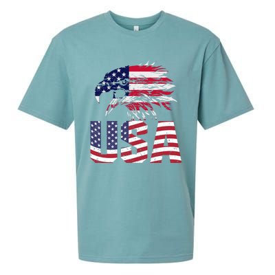 Patriotic USA Sueded Cloud Jersey T-Shirt