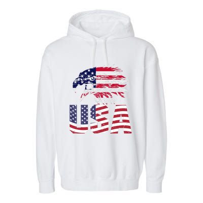 Patriotic USA Garment-Dyed Fleece Hoodie