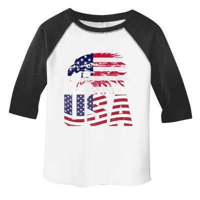 Patriotic USA Toddler Fine Jersey T-Shirt