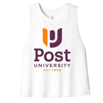 Post University Women's Racerback Cropped Tank