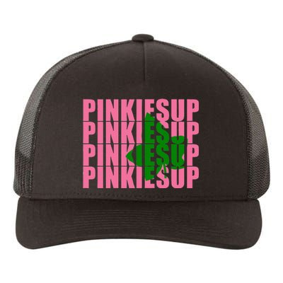 Pinkies Up Yupoong Adult 5-Panel Trucker Hat