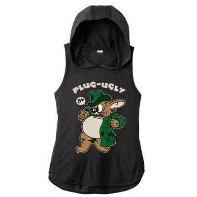 Plug Ugly Ladies PosiCharge Tri-Blend Wicking Draft Hoodie Tank