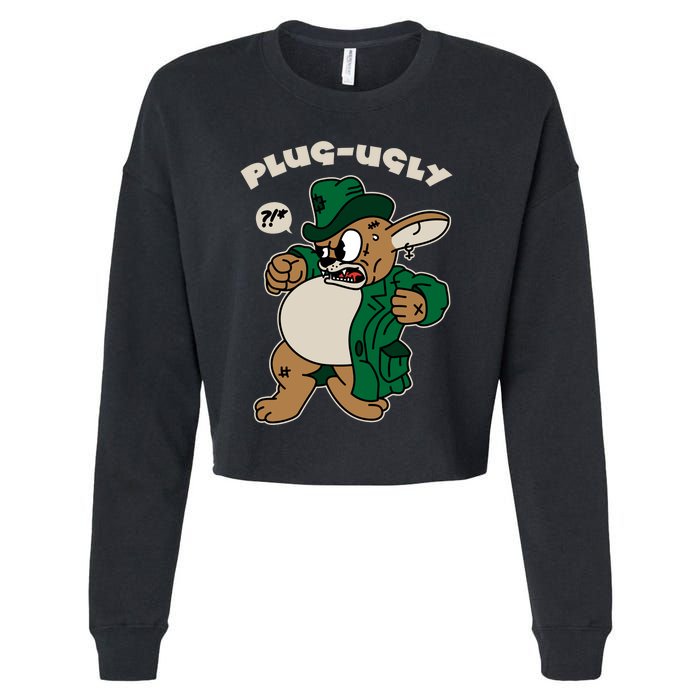 Plug Ugly Cropped Pullover Crew