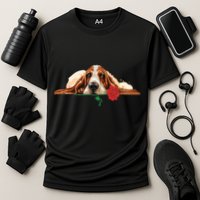Puppy Love Red Rose Cooling Performance Crew T-Shirt