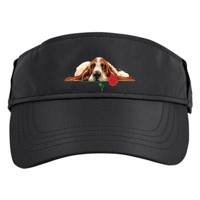 Puppy Love Red Rose Adult Drive Performance Visor