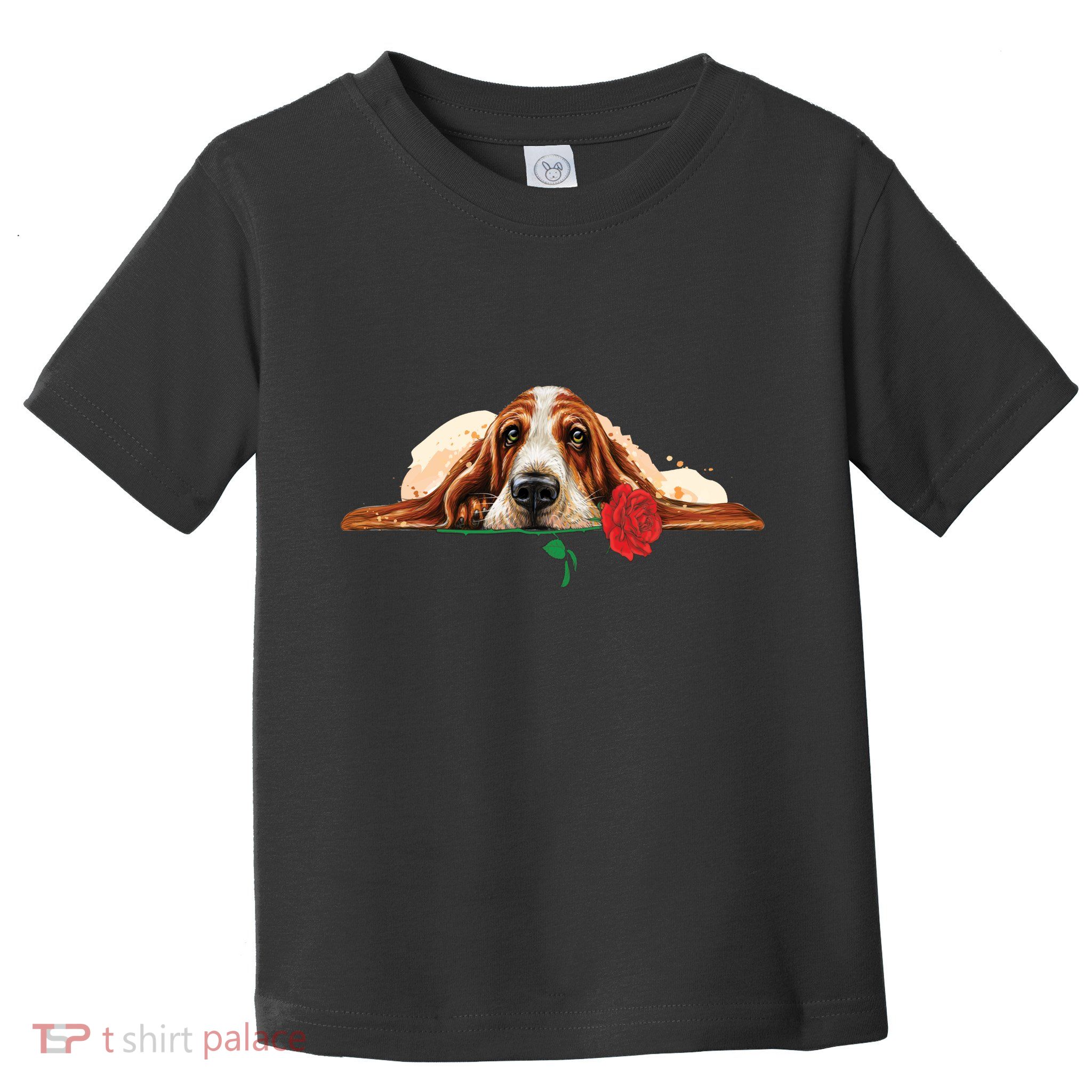 Puppy Love Red Rose Toddler T-Shirt