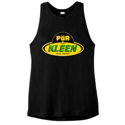 Pur & Kleen Water Company Logo Ladies PosiCharge Tri-Blend Wicking Tank