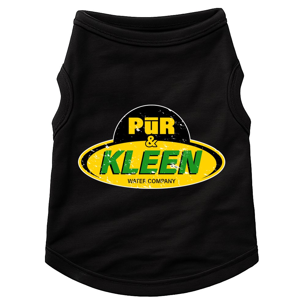 Pur & Kleen Water Company Logo Doggie Tank