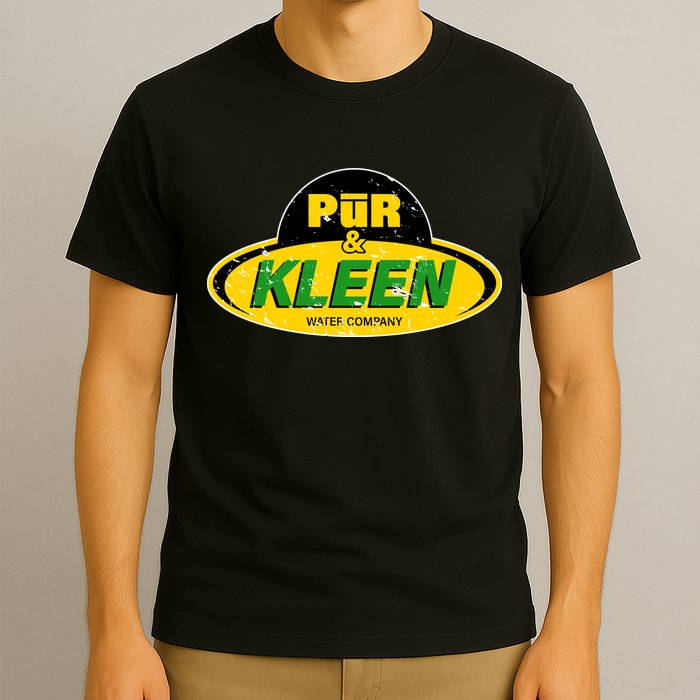 Pur & Kleen Water Company Logo T-Shirt