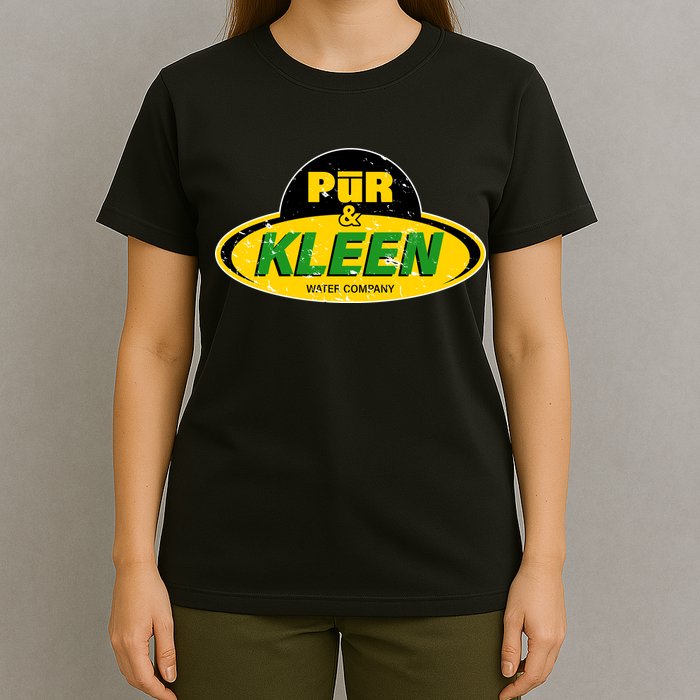 Pur & Kleen Water Company Logo T-Shirt