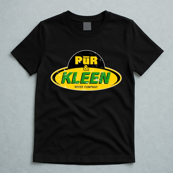 Pur & Kleen Water Company Logo T-Shirt