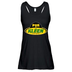 Pur & Kleen Water Company Logo Ladies Essential Flowy Tank