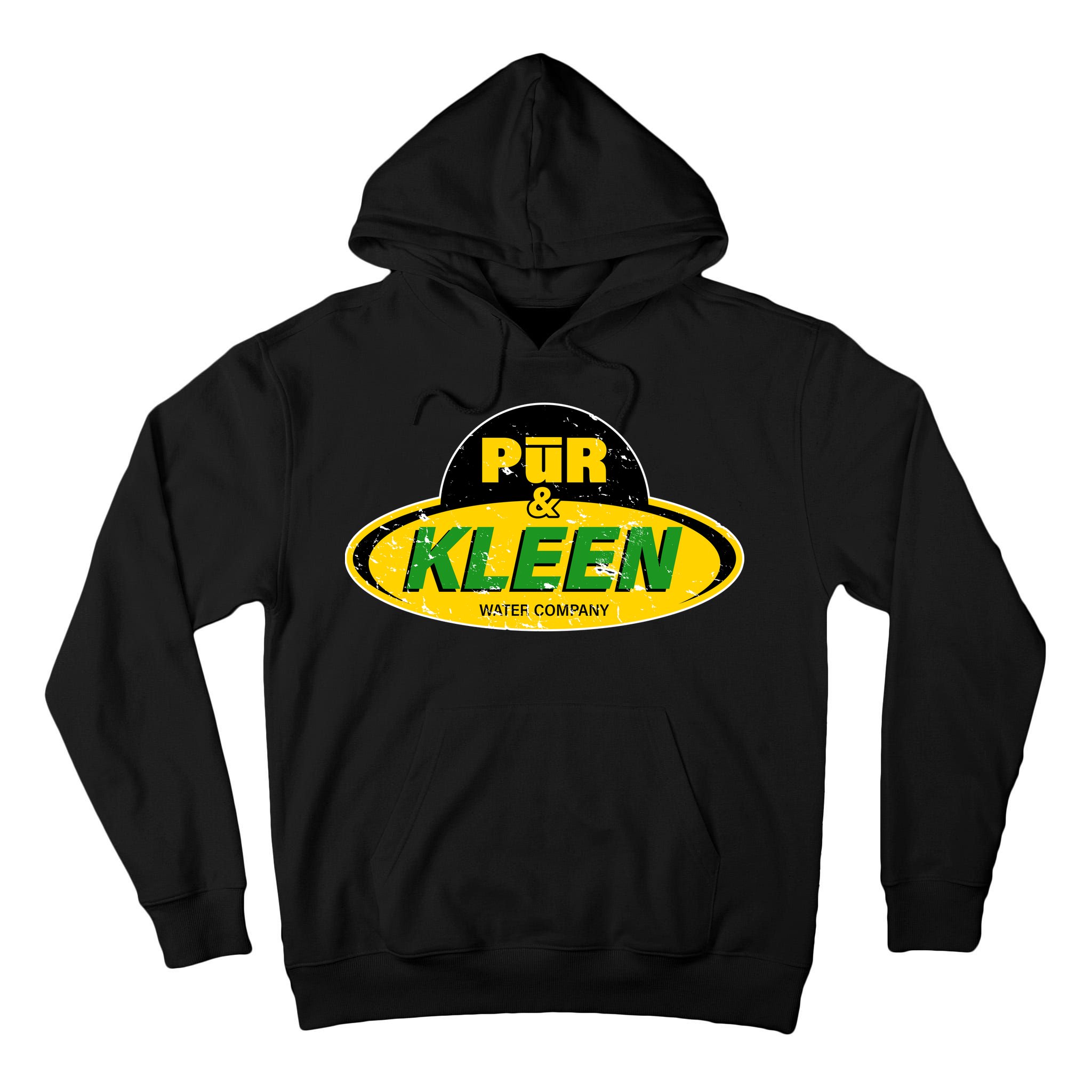 Pur & Kleen Water Company Logo Tall Hoodie