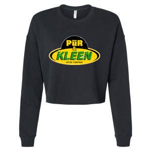 Pur & Kleen Water Company Logo Cropped Pullover Crew