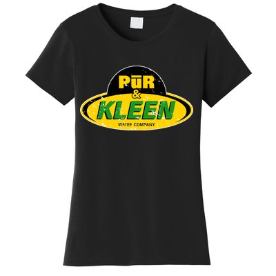 Pur & Kleen Water Company Logo Women's T-Shirt