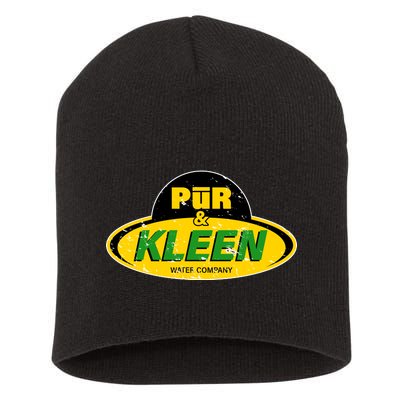 Pur & Kleen Water Company Logo Short Acrylic Beanie