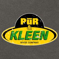 Pur & Kleen Water Company Logo Cotton Canvas Backpack