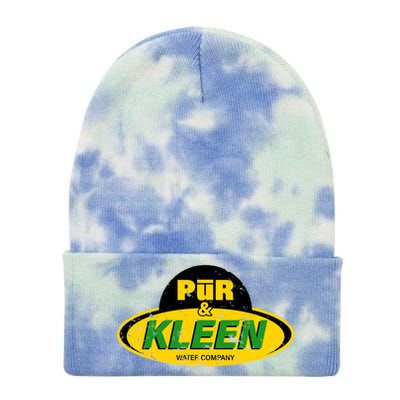 Pur & Kleen Water Company Logo Tie Dye 12in Knit Beanie