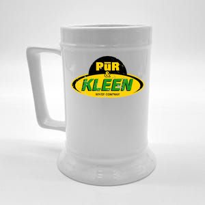 Pur & Kleen Water Company Logo Beer Stein