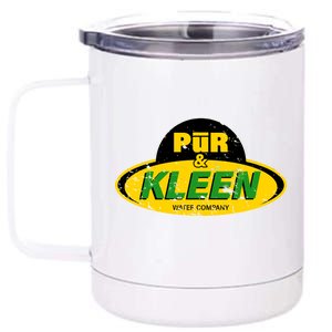 Pur & Kleen Water Company Logo 12 oz Stainless Steel Tumbler Cup