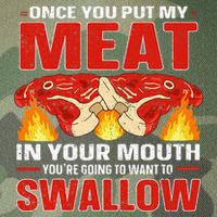 Once You Put Meat In Your Mouth You're Going Want To Swallow Legacy Tie Dye Trucker Hat