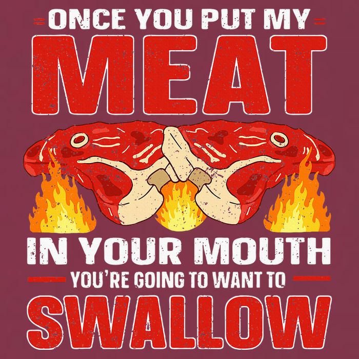 Once You Put Meat In Your Mouth You're Going Want To Swallow 16oz Travel Tumbler