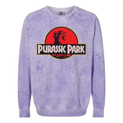 Purassic Park Cat Colorblast Crewneck Sweatshirt