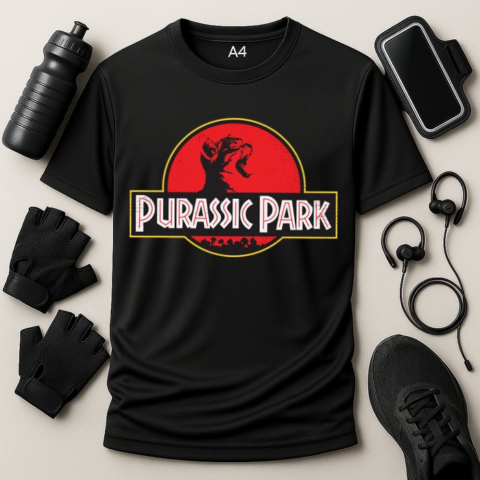 Purassic Park Cat Cooling Performance Crew T-Shirt