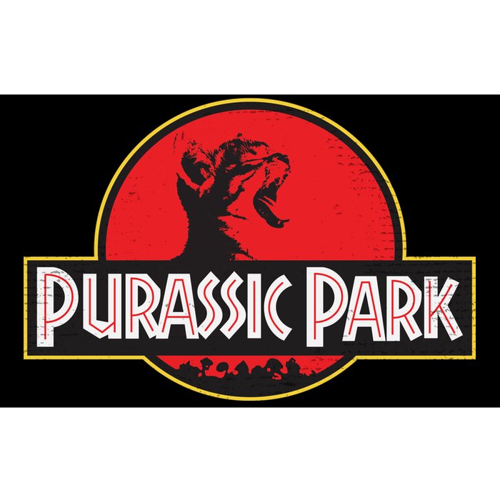 Purassic Park Cat Bumper Sticker