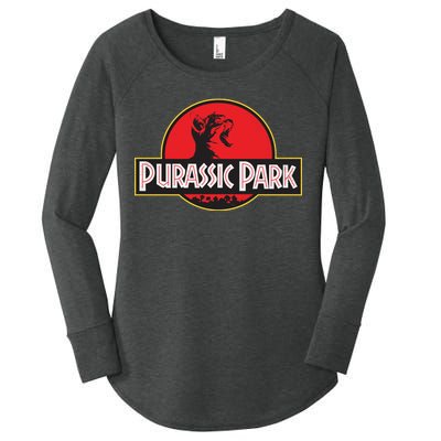 Purassic Park Cat Women's Perfect Tri Tunic Long Sleeve Shirt