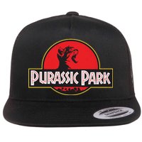 Purassic Park Cat Flat Bill Trucker Hat