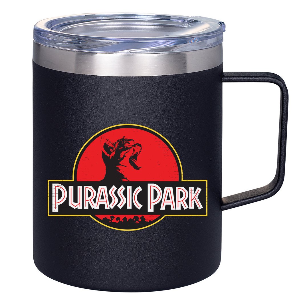 Purassic Park Cat 12oz Stainless Steel Coffee Mug