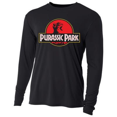 Purassic Park Cat Cooling Performance Long Sleeve Crew