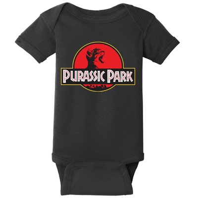 Purassic Park Cat Baby Bodysuit