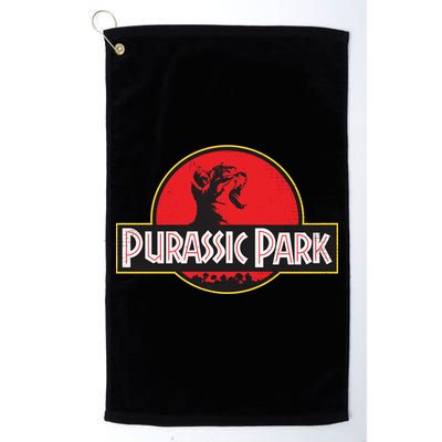 Purassic Park Cat Platinum Collection Golf Towel