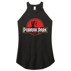 Purassic Park Cat Women's Perfect Tri Rocker Tank