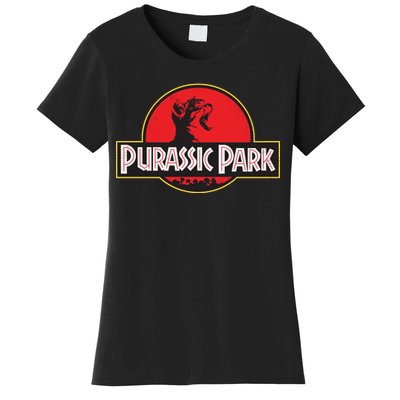 Purassic Park Cat Women's T-Shirt