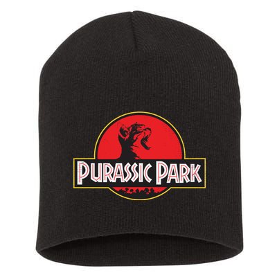 Purassic Park Cat Short Acrylic Beanie