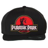 Purassic Park Cat Wool Snapback Cap