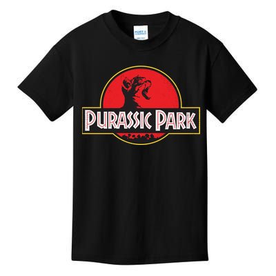 Purassic Park Cat Kids T-Shirt