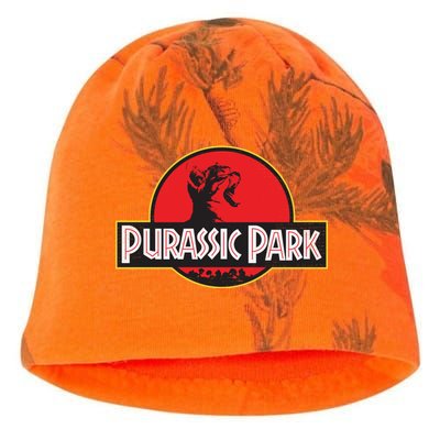 Purassic Park Cat Kati - Camo Knit Beanie